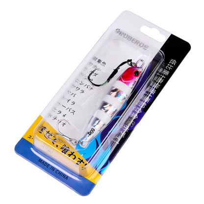 2 PCS PROBEROS LF103 Simulation Metal Sea Fishing Bait, Specification: 40g(F With Hook) by PROBEROS