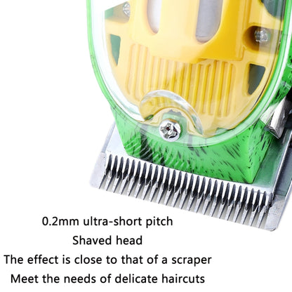 LCD Digital Display Rechargeable Transparent Electric Clipper(Black) by bashfashion