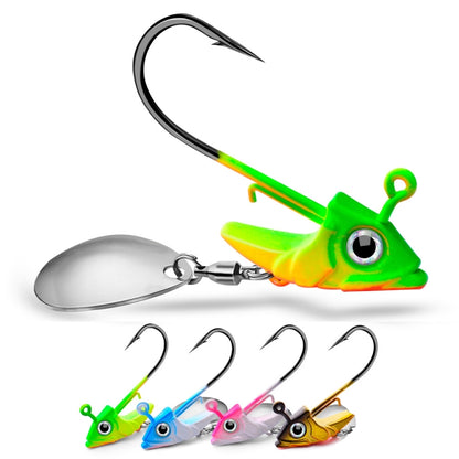 Lead Material Fish Shape Anti-hanging Bottom Hook, Specification: 15g(Pink) by bashfashion