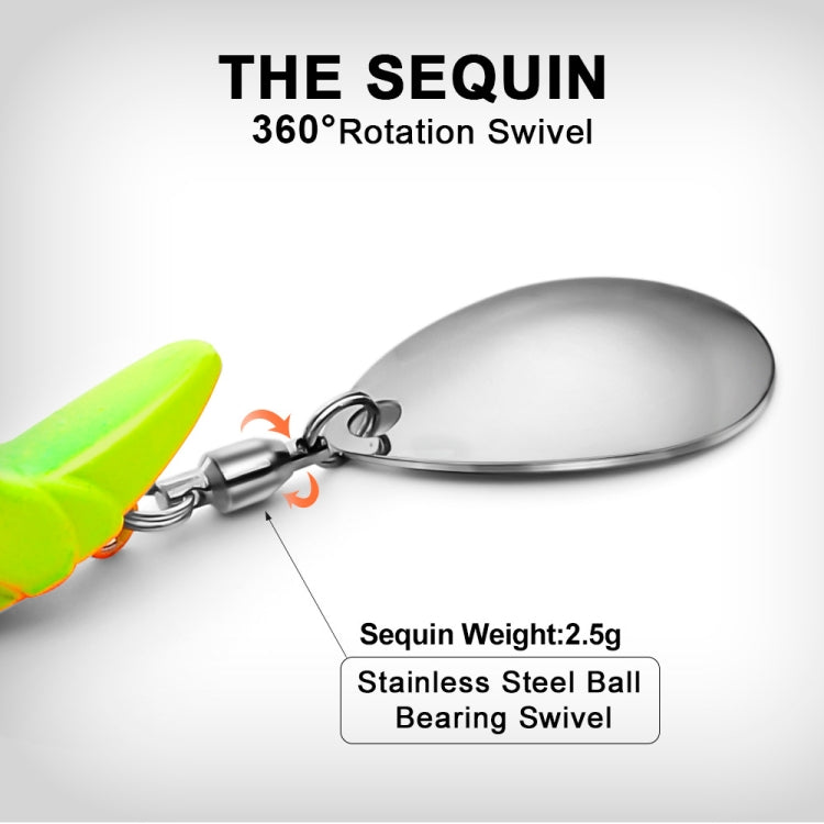 Lead Material Fish Shape Anti-hanging Bottom Hook, Specification: 15g(Pink) by bashfashion