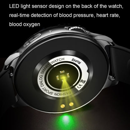 Wearkey Y22 1.32 Inch Bluetooth Calling Smart Watch with Rotary Button(Silver Gray) by Wearkey