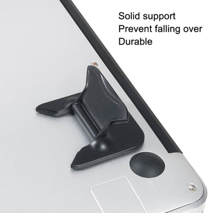 Portable Folding Notebook Computer ABS Bracket(Black) by bashfashion