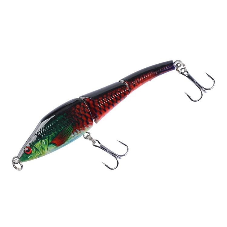 LB22 9.5cm/8.9g Multi-section VIB Plastic Hard Lures Painted Bionic Lures(6) by bashfashion
