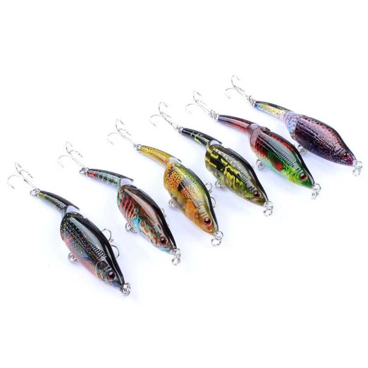 LB22 9.5cm/8.9g Multi-section VIB Plastic Hard Lures Painted Bionic Lures(6) by bashfashion