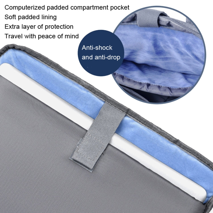 OUMANTU 020 Event Computer Bag Oxford Cloth Laptop Computer Backpack, Size: 13 inch(Light Gray) by OUMANTU