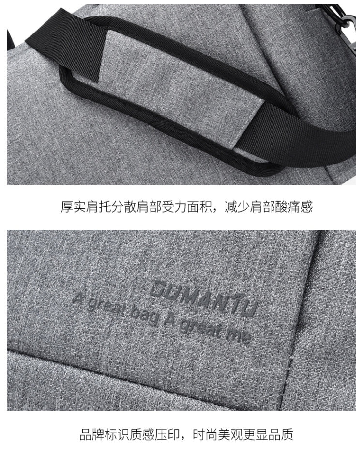 OUMANTU 020 Event Computer Bag Oxford Cloth Laptop Computer Backpack, Size: 15 inch(Light Gray) by OUMANTU