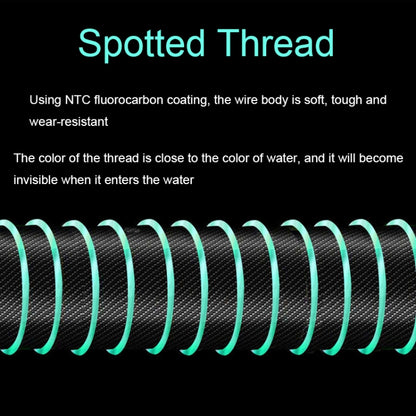 2pcs Outdoor Fishing Anti-tangle Spotted Invisible Line Set with Scale, Size: 7.2m(5.0) by bashfashion