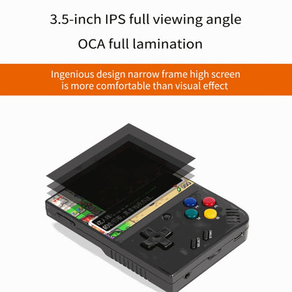 Miyoo Mini Plus 3.5 Inch IPS Screen Retro Handheld Game Console NO Card 0 Games(Transparent Purple) by bashfashion