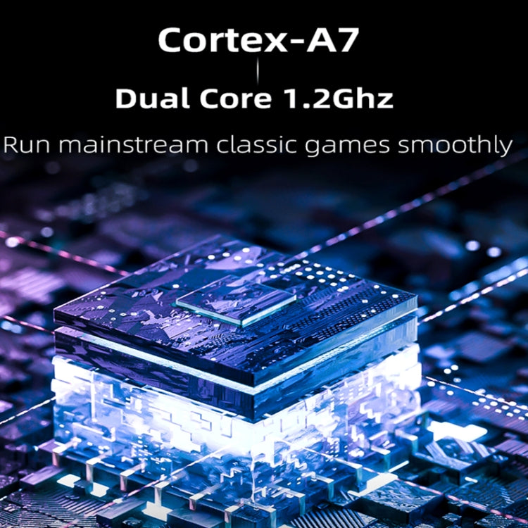 Miyoo Mini Plus 3.5 Inch IPS Screen Retro Handheld Game Console 32GB 9K Games(Transparent Black) by bashfashion