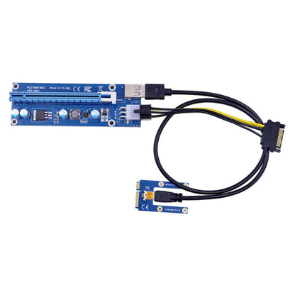 PCE164P-N03 VER006C Mini PCI-E 1X To 16X Riser For Laptop External Image Card, Spec: Blackboard 4pin by bashfashion