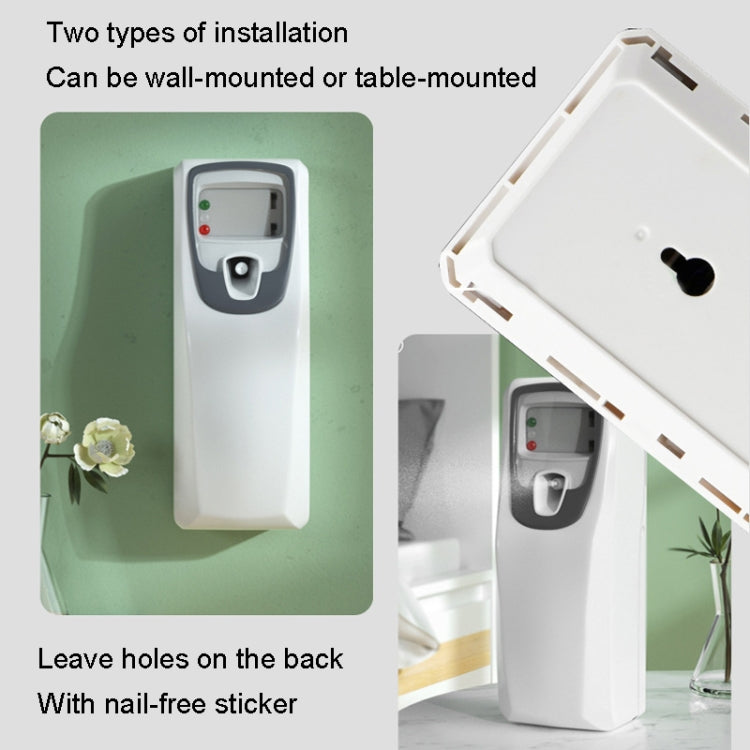 With CN Plug Adapter Plug-in Recycle Adding Liquid Aqueous Incense Sprayer Wall-Mounted Automatic Incense Sprayer(White) by bashfashion