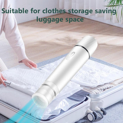 Handheld Vacuum Machine Rechargeable Food Preservation Compression Storage Machine(Black) by bashfashion