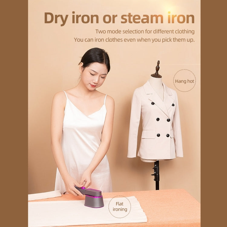 1000W 60ml Water Tank Handheld Garment Steamer with Rotatable Ironing Panel 220V EU Plug by bashfashion