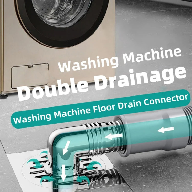 Elbow Type Washing Machine Floor Drain Joint Pipe Connector, Spec: A2 by bashfashion