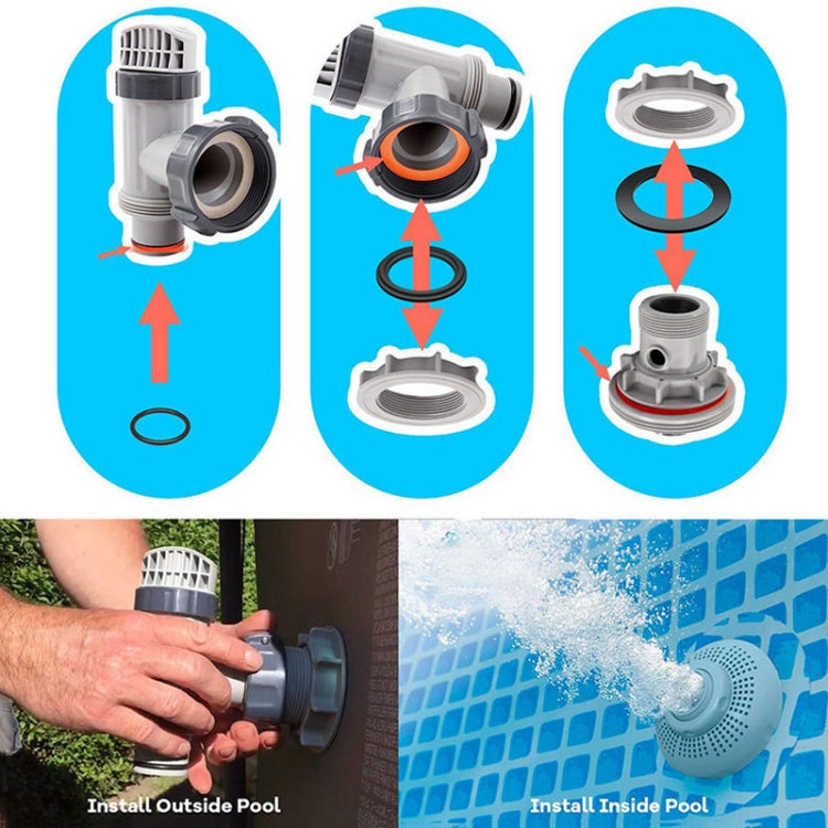 2pcs 10745 For Intex Pool Plunger Valves O-Ring Rubber 25076RP Washer Ring Kit by bashfashion