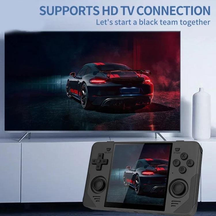 POWKIDDY RGB30 4 Inch IPS Screen Handheld Game Console Built In WIFI＋Bluetooth 16GB+64GB(Black) by POWKIDDY