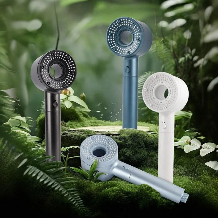 High-Pressure Handheld Shower Head With 5 Spray Modes Filtered Showerhead, Spec: Kit Gray by bashfashion