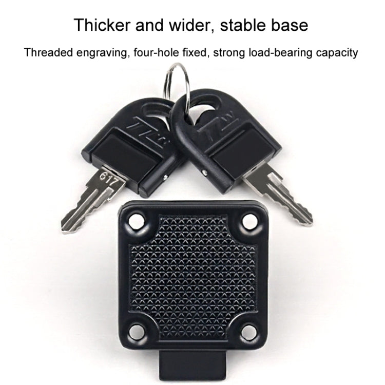 Drawer Lock Furniture Closet Door Office Filing Cabinet Lock, Model: 136-22(Silver Folding Key) by bashfashion