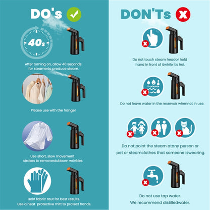 GY-168 Portable Handheld Hanging Iron Wet And Dry Dual-Use Electric Iron, Spec: EU Plug by bashfashion