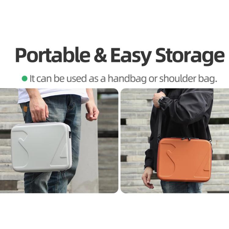 For DJI Flip Sunnylife FP-B958 Storage Bag Vlog Aerial Camera Protective Case Accessory(Gray) by Sunnylife