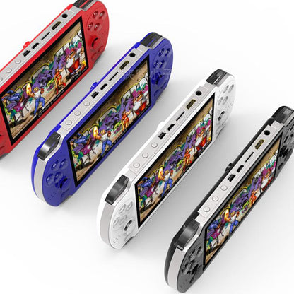 A3 4.3-Inch Handheld Game Console With Camera Supports Dual Handles/TV Output/10 Simulators Built In 8G(Black) by bashfashion