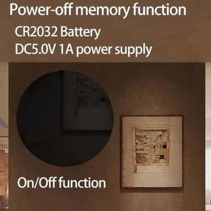 11.6-Inch White Light Wall Clock With Remote Control Multi-Functional Alarm Clock Black+Black by bashfashion