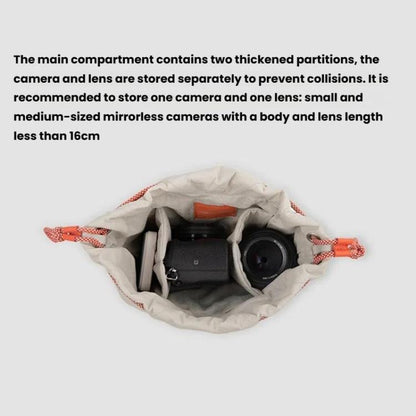 PGYTECH OneGo SLR Camera Waterproof Drawstring Bag, Color: Yellow by PGYTECH