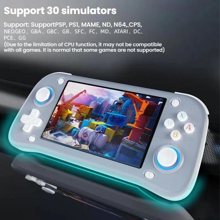 XF43 Retro Handheld Game Console Open Source 4.3 Inch Large Screen Gaming Video Players Console 128G(White) by bashfashion