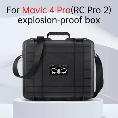 For DJI Mavic 4 Pro Creator Combo RC Pro 2 Explosion-Proof Case Storage Box Suitcase With Shoulder Strap(Colorful Pattern) by bashfashion